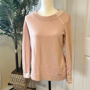 Nautica sweater, pink, knit, women’s, size medium